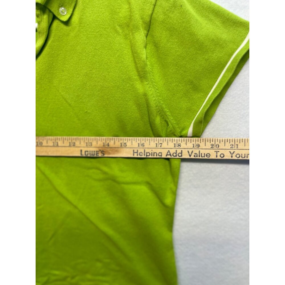 Westbound Open V Neck Quarter Sleeve Polo Style Top Shirt Women's Medium - Picture 4 of 9